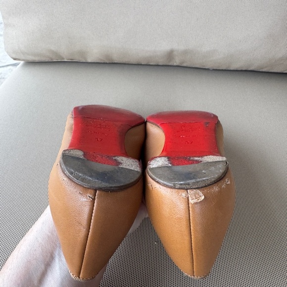 Christian Louboutin Solasofia Flats – Brown Nappa Leather | EU 37 / US 6.5 - Picture 11 of 16